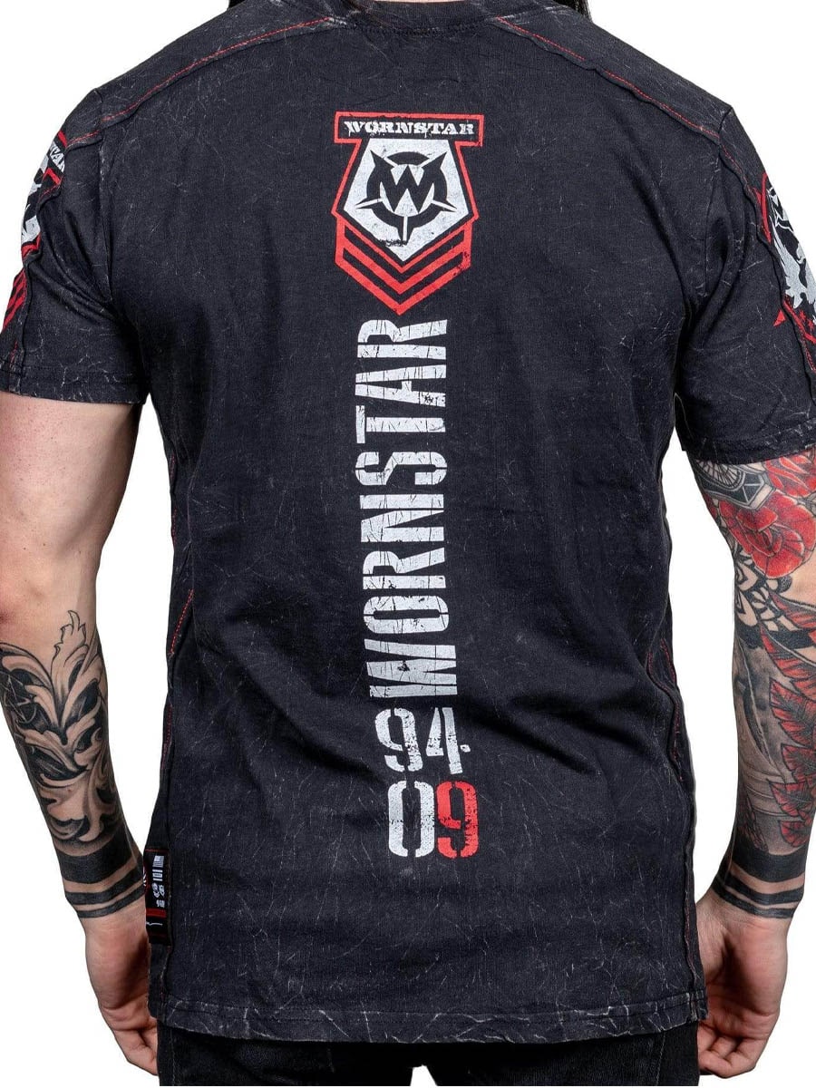 black Immortals Eagle Wornstar 1 T-shirt Black.jpg