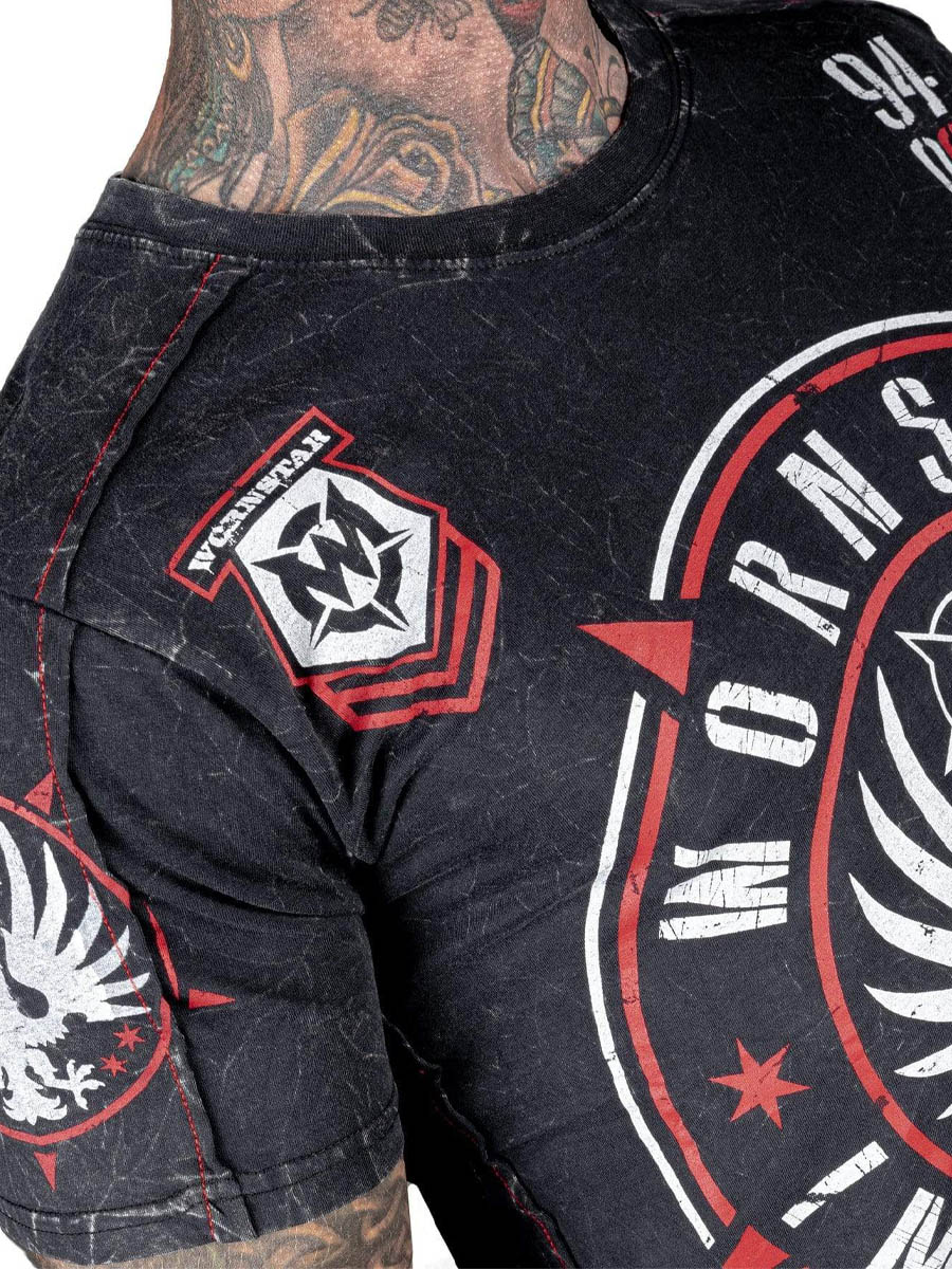 black Immortals Eagle Wornstar 3 T-shirt Black.jpg
