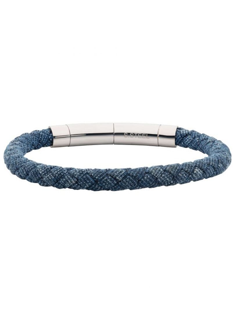 Franco Denim Inox Armband - Blå