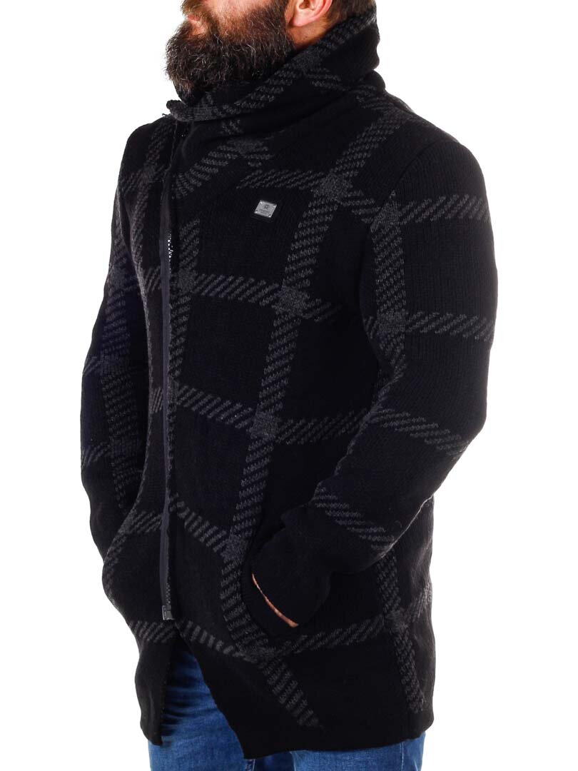 Wolmer Cipo & Baxx Cardigan - Svart