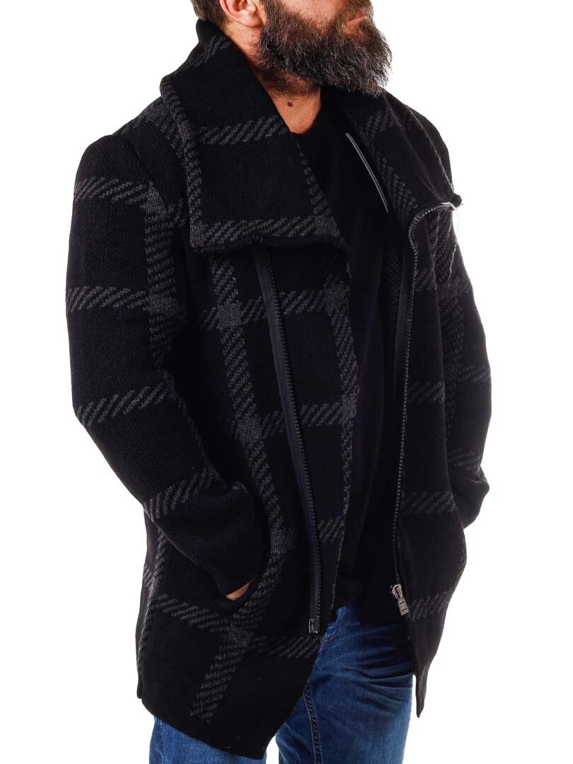 Wolmer Cipo & Baxx Cardigan - Svart