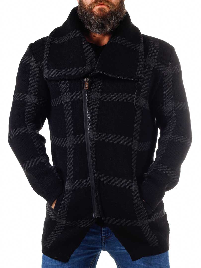 Wolmer Cipo & Baxx Cardigan - Svart
