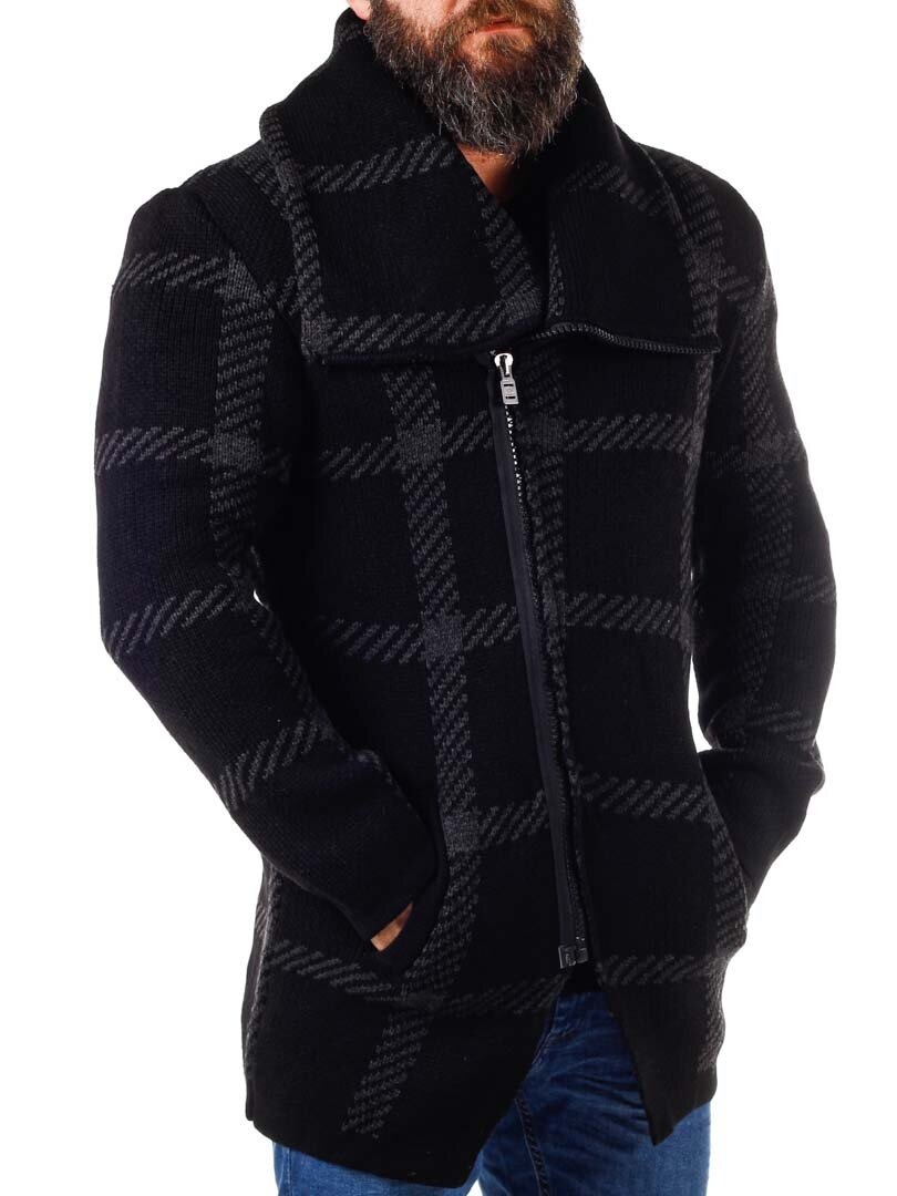 Wolmer Cipo & Baxx Cardigan - Svart