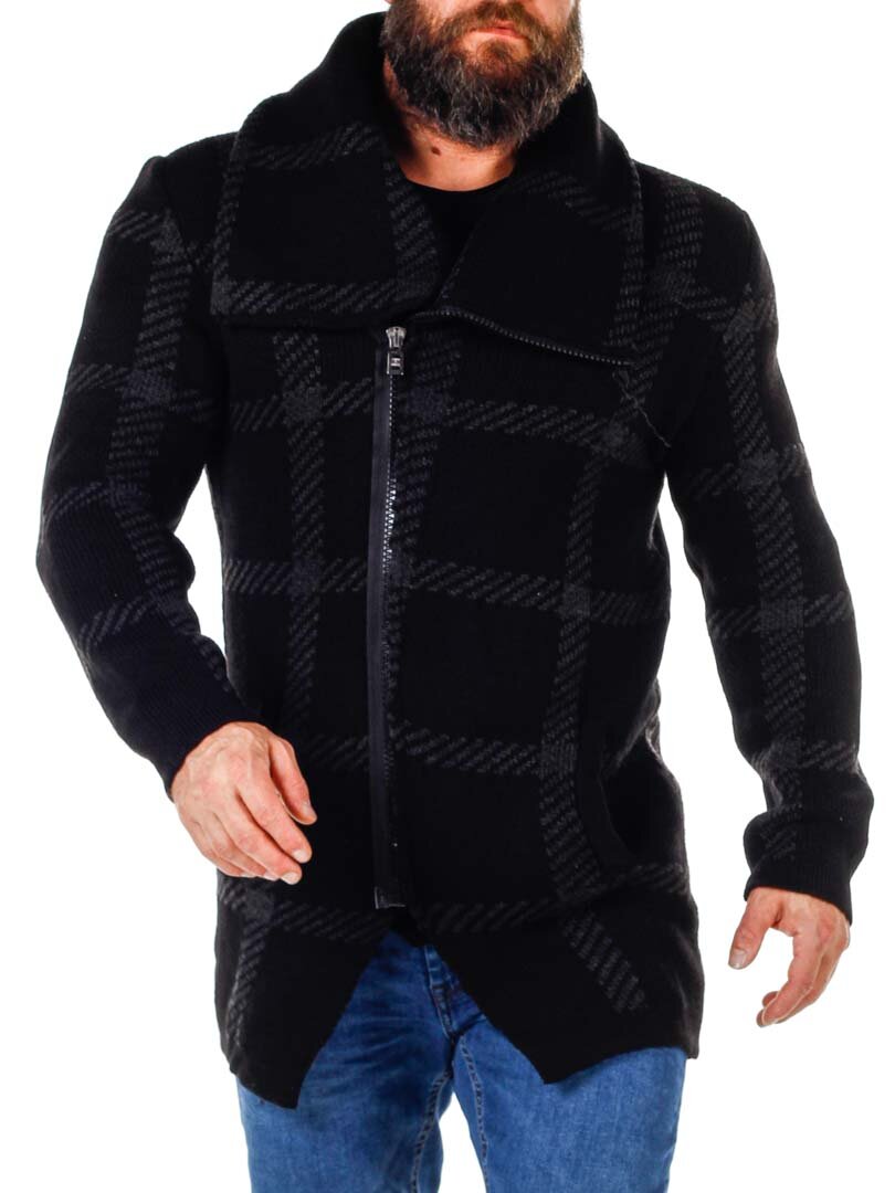 Wolmer Cipo & Baxx Cardigan - Svart