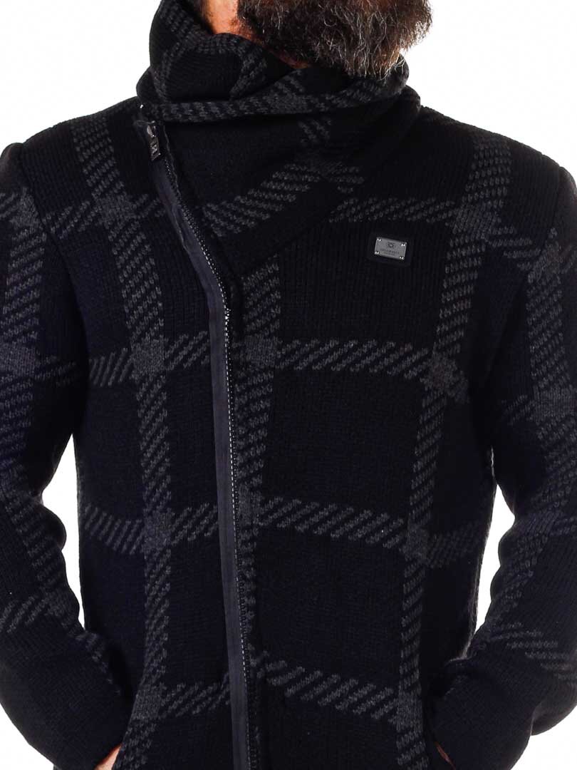 Wolmer Cipo & Baxx Cardigan - Svart