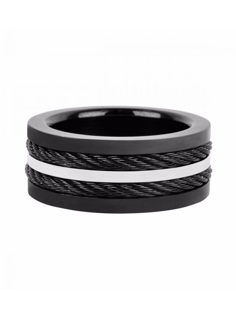 Industrial Cabel Inox Ring - Svart